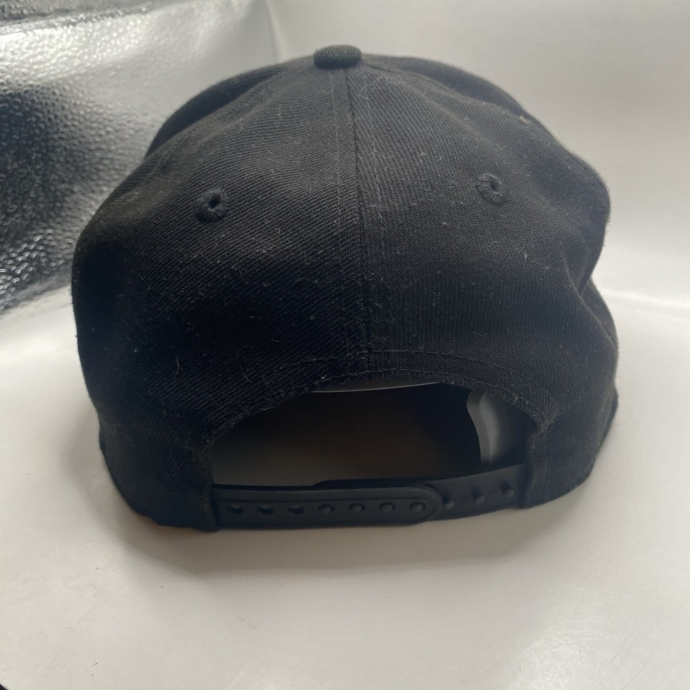 Los‎ Angeles Dodgers Hat Blackout New Era Black 9Fifty SnapBack Cleaned VGC - Picture 6 of 10